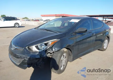 2016 Hyundai Elantra Se z USA, uszkodzony, nr VIN 5NPDH4AE2GH749746